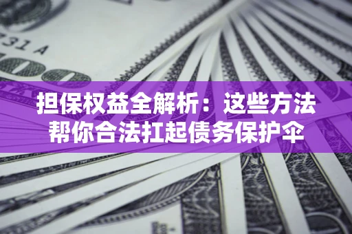 武汉担保权益全解析：这些方法帮你合法扛起债务保护伞