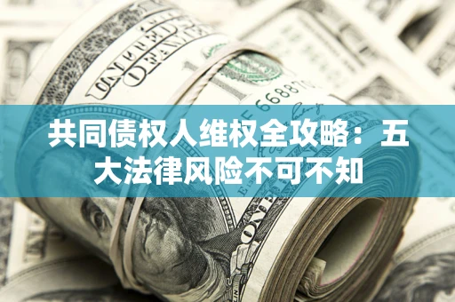 武汉共同债权人维权全攻略：五大法律风险不可不知