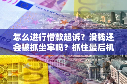 武汉怎么进行借款起诉？没钱还会被抓坐牢吗？抓住最后机会！