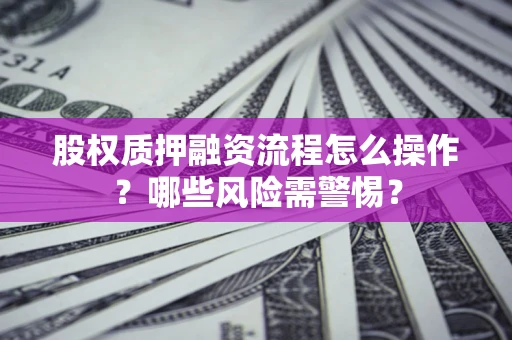 武汉股权质押融资流程怎么操作？哪些风险需警惕？
