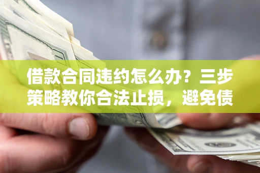 武汉借款合同违约怎么办？三步策略教你合法止损，避免债务危机升级