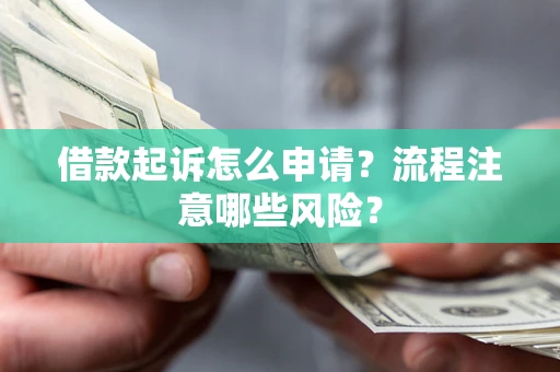 武汉借款起诉怎么申请？流程注意哪些风险？